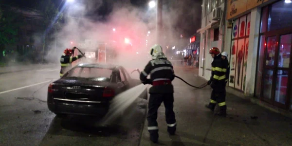 incendiu turnu severin FOTO ISU Mehedinti 