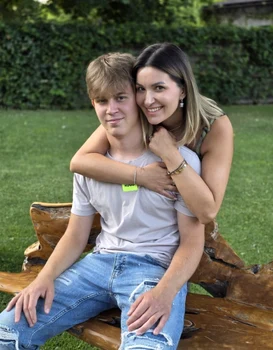 Alex, fiul Elei Crăciun, a intrat la Medicină Veterinară foto: arhiva personală