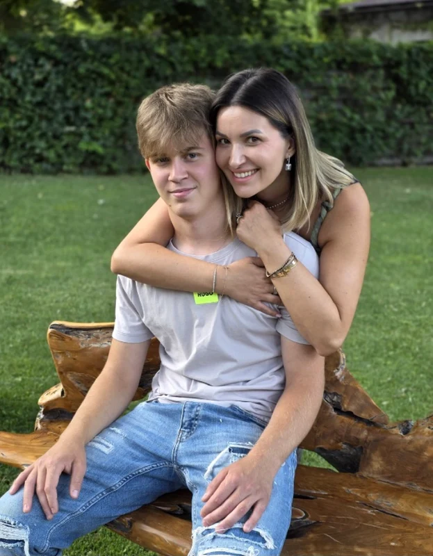 Alex, fiul Elei Crăciun, a intrat la Medicină Veterinară foto: arhiva personală