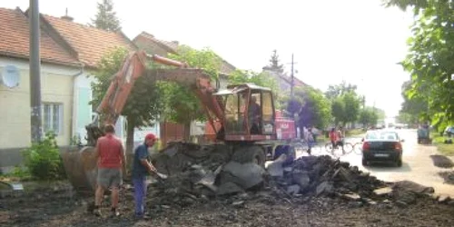 Satu Mare: Strada Fabricii a intrat în reabilitare