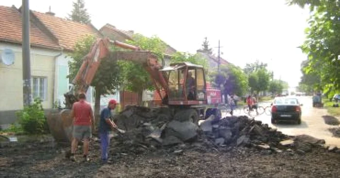 Satu Mare: Strada Fabricii a intrat în reabilitare