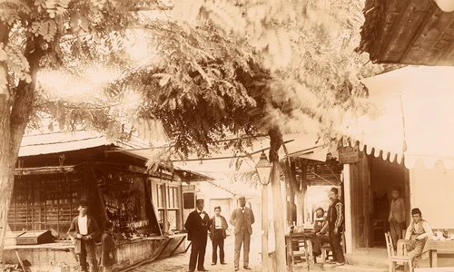 Ada Kaleh.  Foto Geza Hutterer (1864 1917)  Museum of Architecture at Berlin Institute of Technology, Germania
