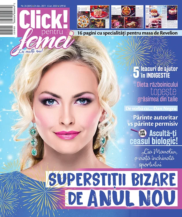 Ce mai poţi citi în numărul 26 al revistei Click! pentru femei