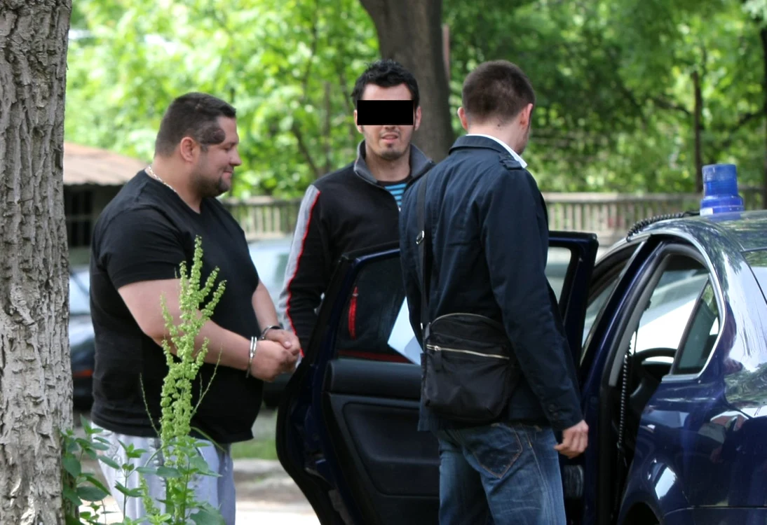 Laurenţiu Capotescu, în momentul capturării FOTO / Arhivă Adevărul