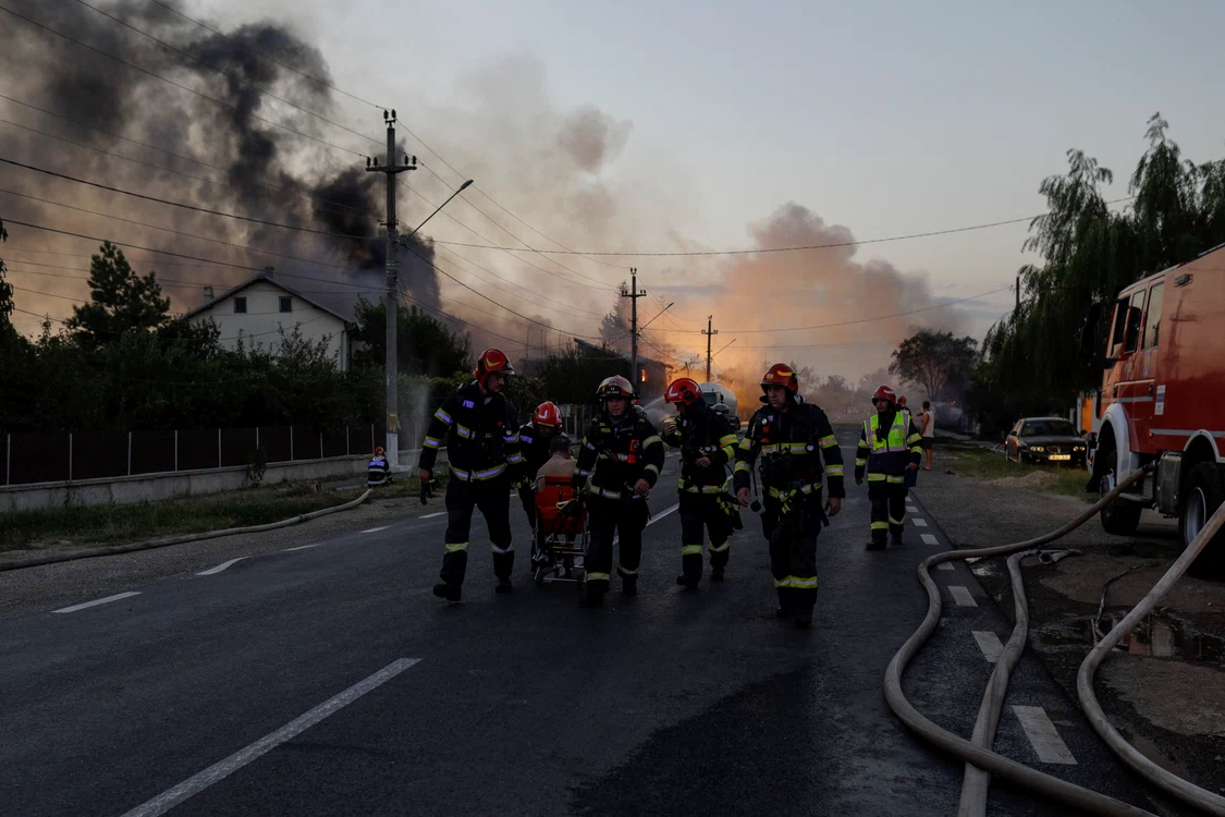 Explozie la o statie GPL din Crevedia  Foto Inquam Photos Octav Ganea (11) jpg