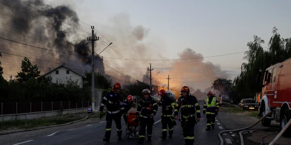 Explozie la o statie GPL din Crevedia  Foto Inquam Photos Octav Ganea (11) jpg
