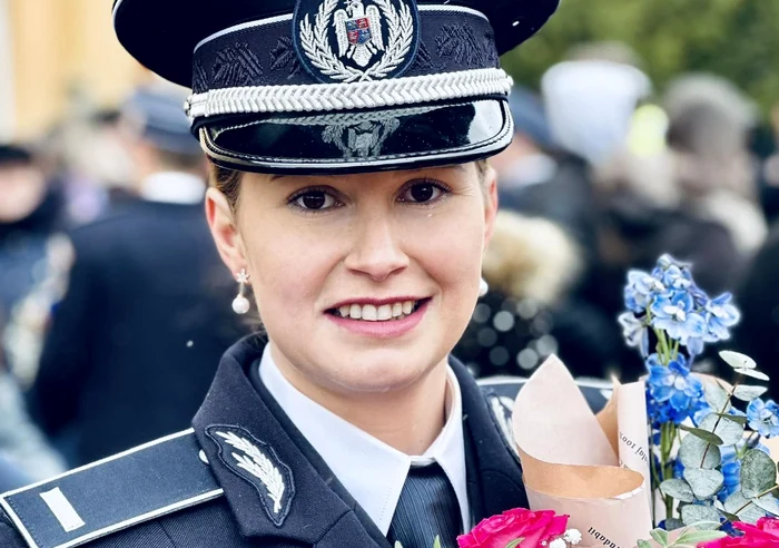 Anamaria a depus jurământul și a devenit polițistă FOTO Facebook