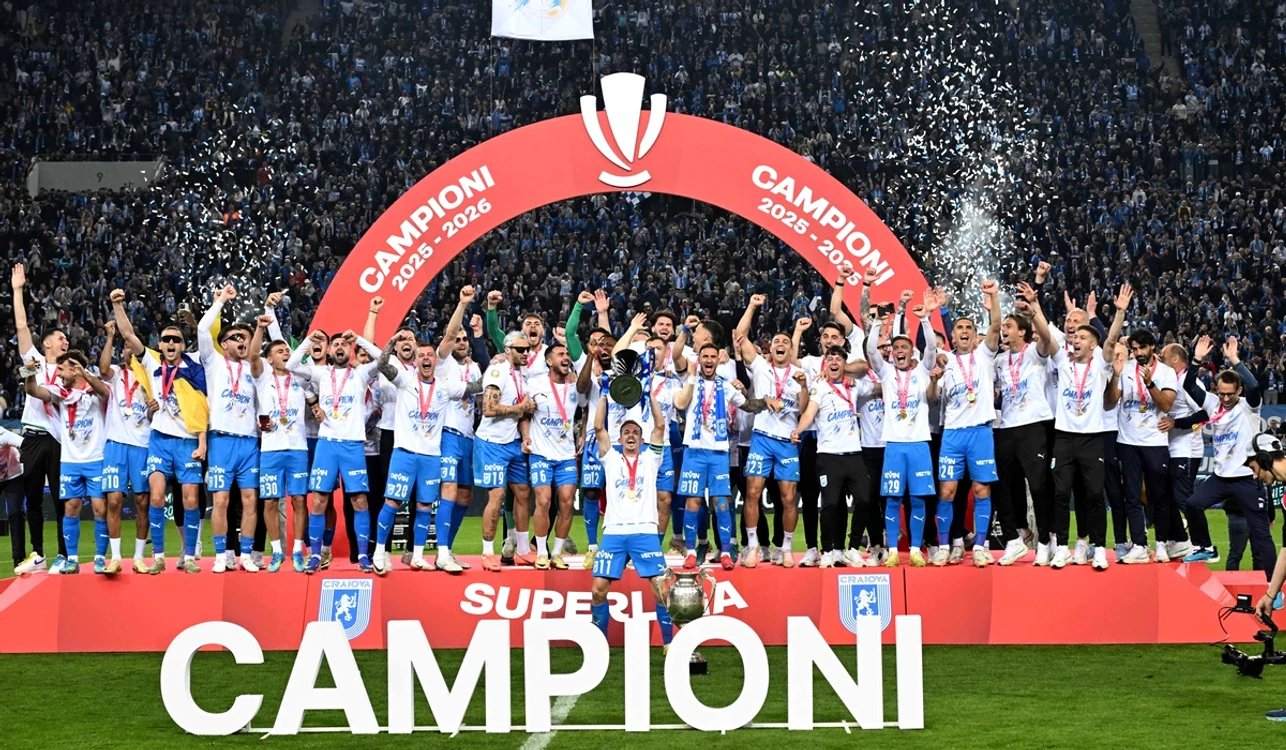 Universitatea Craiova, campioana României (FOTO: Sportpictures)