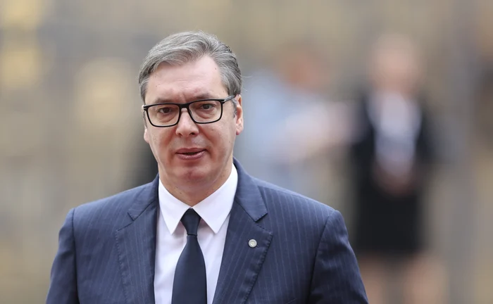 Aleksandar Vucic, președintele Serbiei FOTO: EPA-EFE