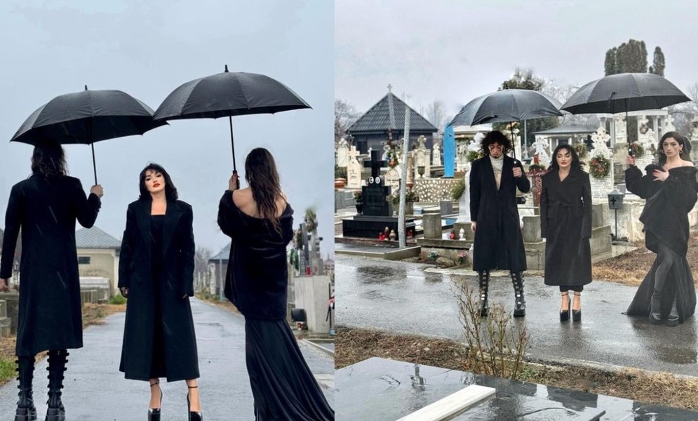 Ana Morodan s-a dus să-și „îngroape trecutul” la cimitir. Mesajul transmis de Contesa Digitală