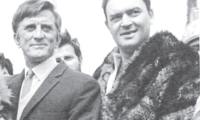 Mircea Albulescu, Kirk Douglas, la filmarile pentru Dacii, 1966 jpeg