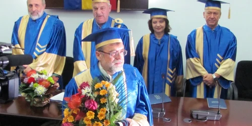 Scriitorul Matei Vişniec - distins cu titlul de Doctor Honoris Causa al Universităţii Ovidius din Constanţa Foto S.I.