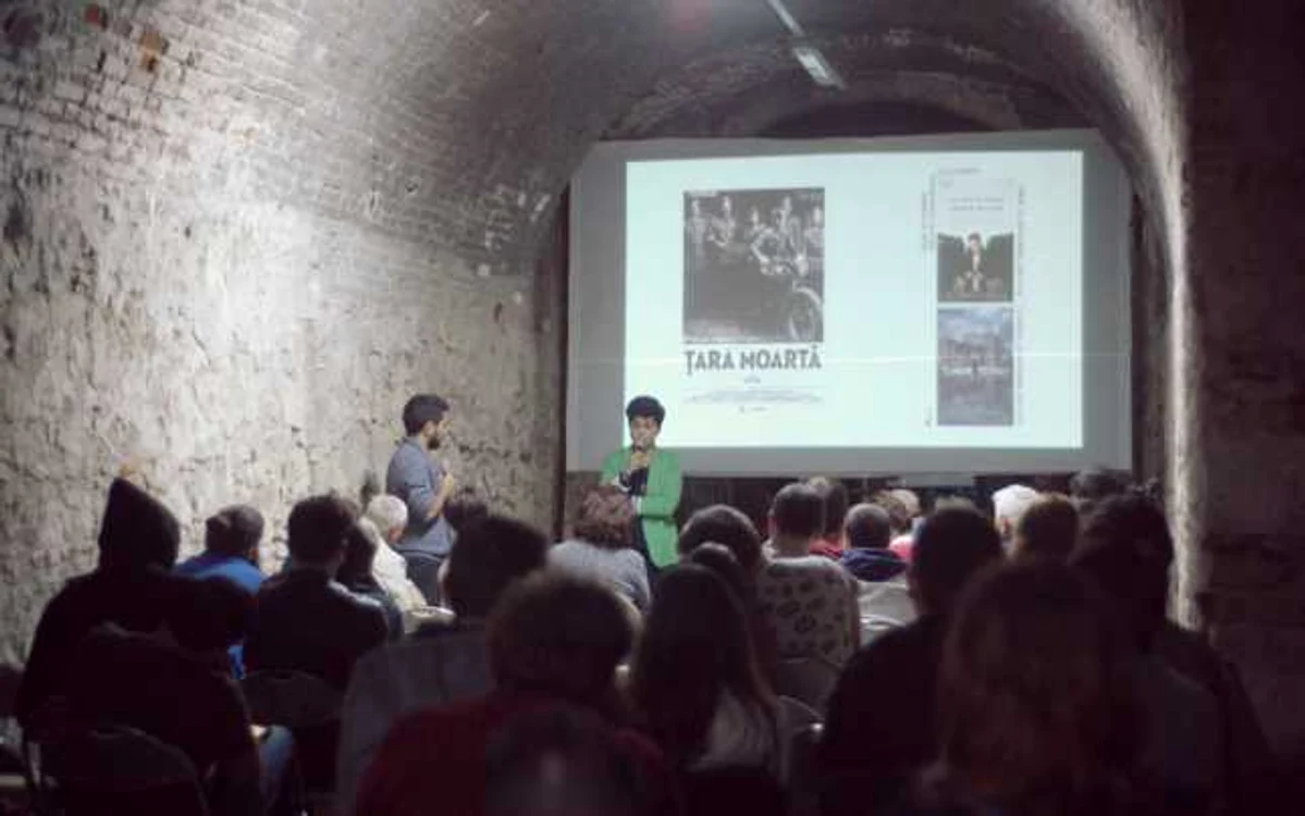 Proiecţia filmului a fost urmată de o dezbatere pe tema holocaustului
