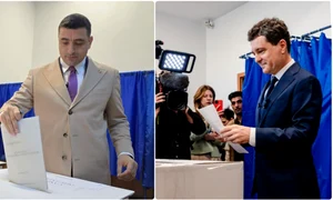 Nicușor Dan și George Simion  Sursa Colaj Facebook paginile personale ale lor jpg