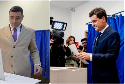 Nicușor Dan și George Simion  Sursa Colaj Facebook paginile personale ale lor jpg