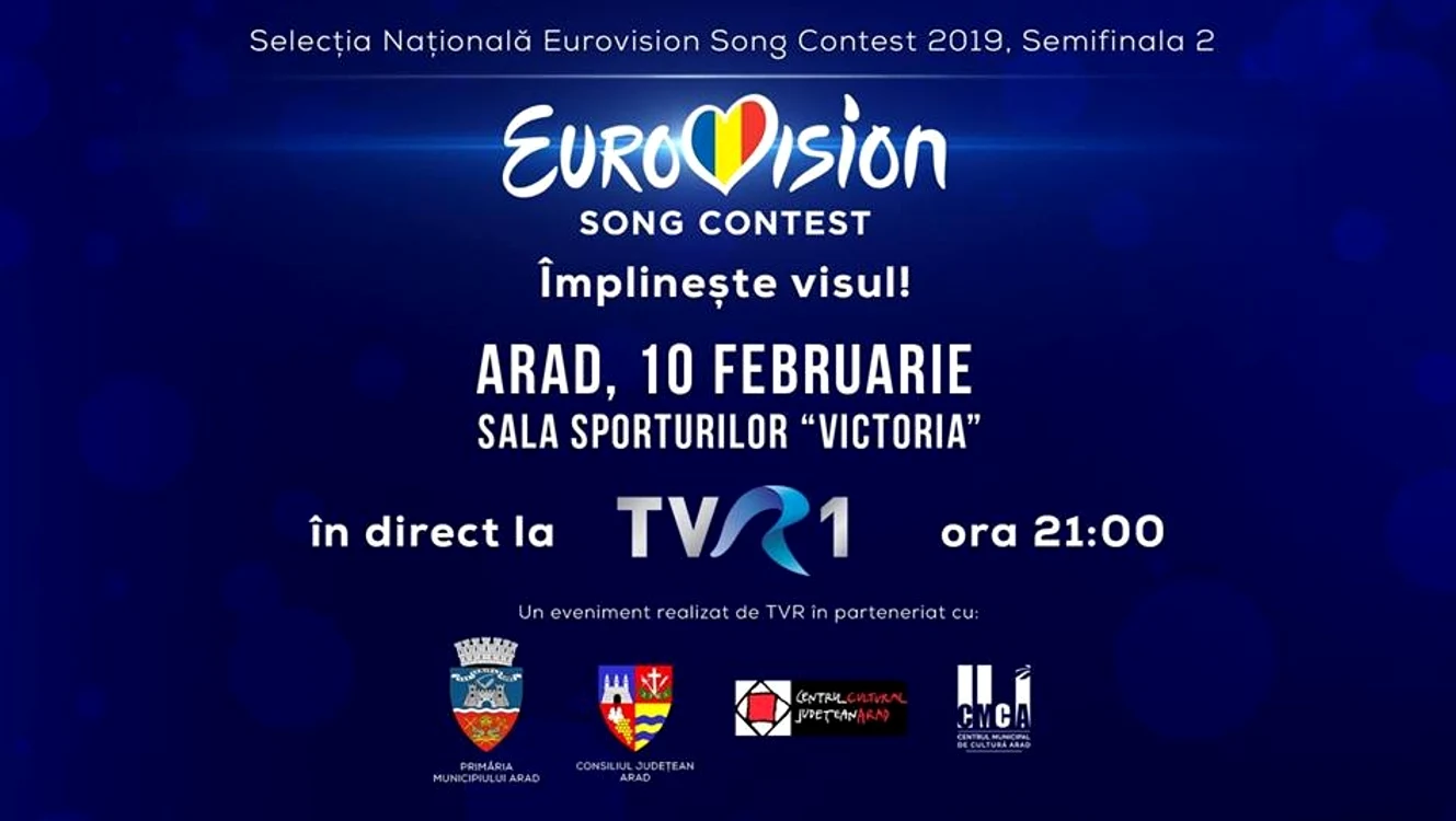Ce piese concurează duminică la Arad, în cea de-a doua semifinală Eurovision