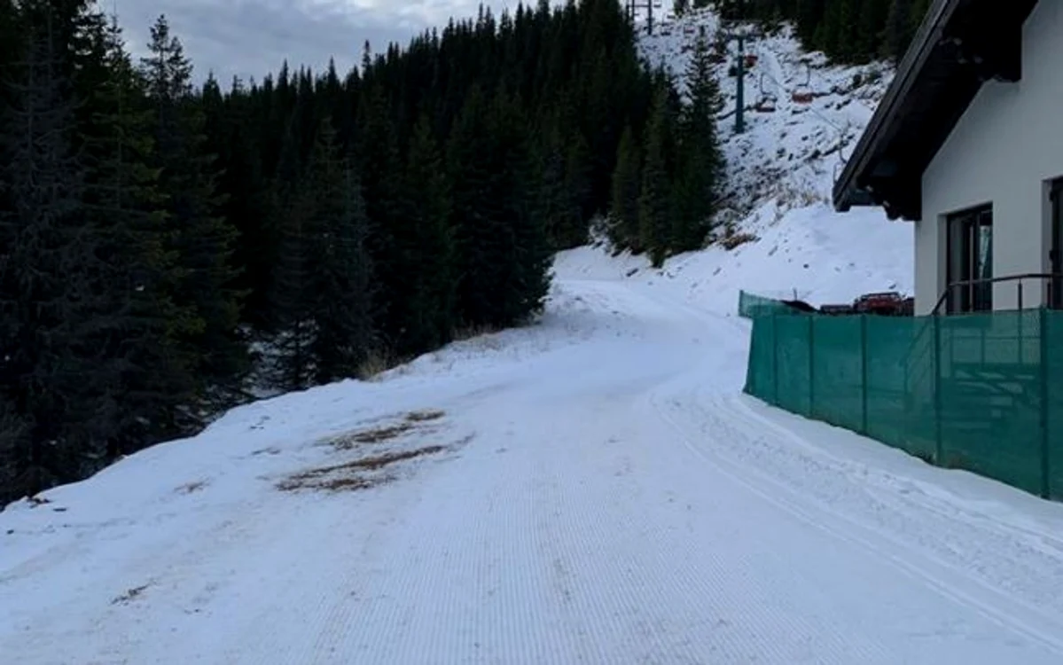 La Şureanu nu este suficientă zăpadă pentru deschiderea sezonului de schi