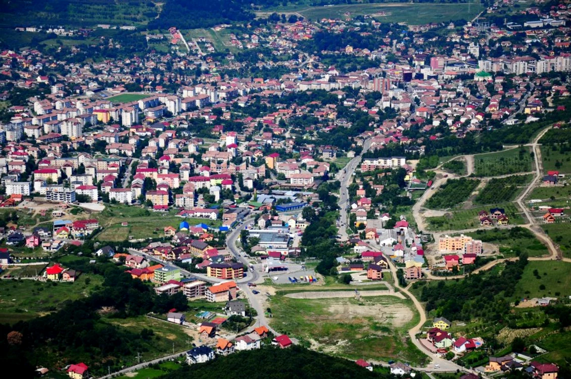Zalăul văzut de sus