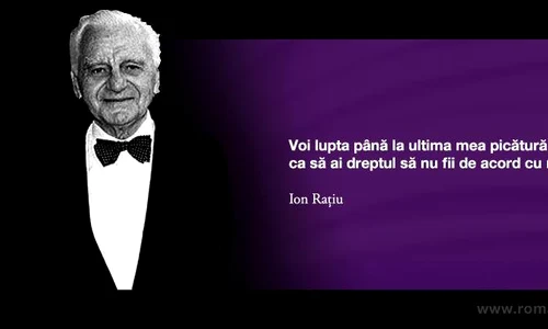 Citatul lui Ion Raţiu postat pe pagina de Facebook a lui Victor Ponta jpeg