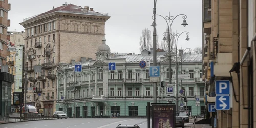 Cum arată Kievul la şase zile de la începerea războiului. FOTO EPA-EFE