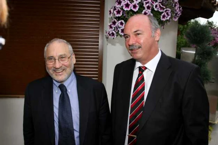 Ionel Blănculescu şi Joseph Stiglitz