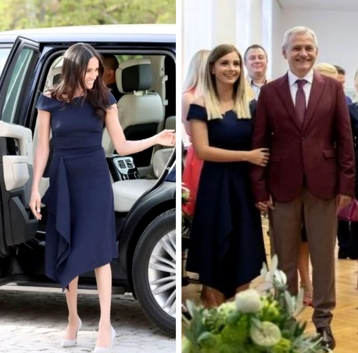 Irina Tănase a îmbrăcat același model de rochie ca ducesa Meghan MarkleFotografii: stiripesurse.ro