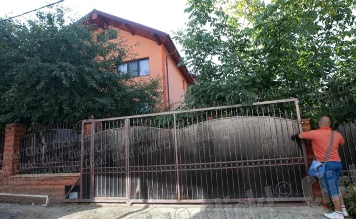 Casa de pe strada Vasiliu Haralambie din Bucium unde a avut loc crima FOTO: Florin Chirica