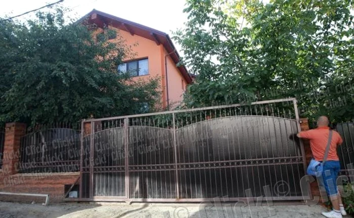 Casa de pe strada Vasiliu Haralambie din Bucium unde a avut loc crima FOTO: Florin Chirica