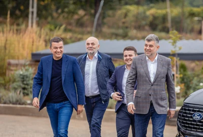 Gheorghe Șoldan, Marcel Ciolacu, Sorin Grindeanu, Vasile Rîmbu FOTO Inquam / Casian Mitu