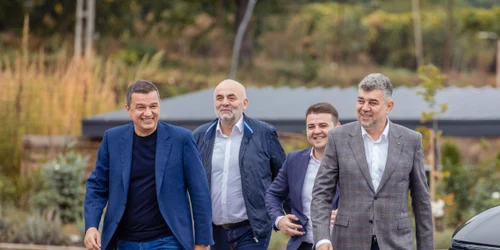 Gheorghe Șoldan, Marcel Ciolacu, Sorin Grindeanu, Vasile Rîmbu FOTO Inquam / Casian Mitu