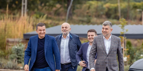 Gheorghe Șoldan, Marcel Ciolacu, Sorin Grindeanu, Vasile Rîmbu FOTO Inquam / Casian Mitu
