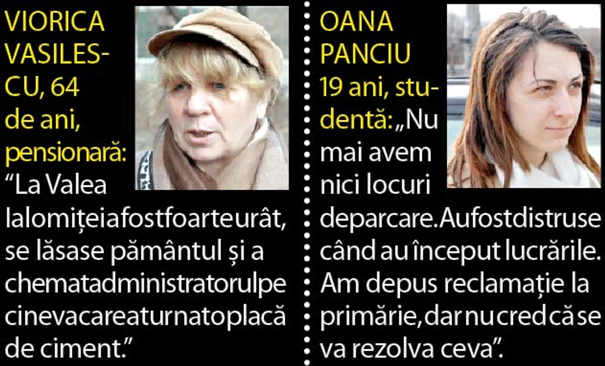 La staţia Parc Drumul  Taberei, paznicul  şantierului spune că  nu se mai lucrează  din noiembrie
