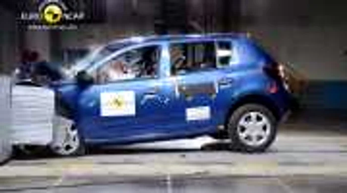 Crash-test cu Dacia Sandero