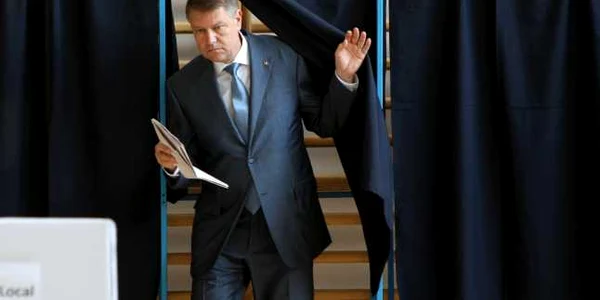 Klaus Iohannis voteaza la alegerile locale 206 FOTO David Muntean