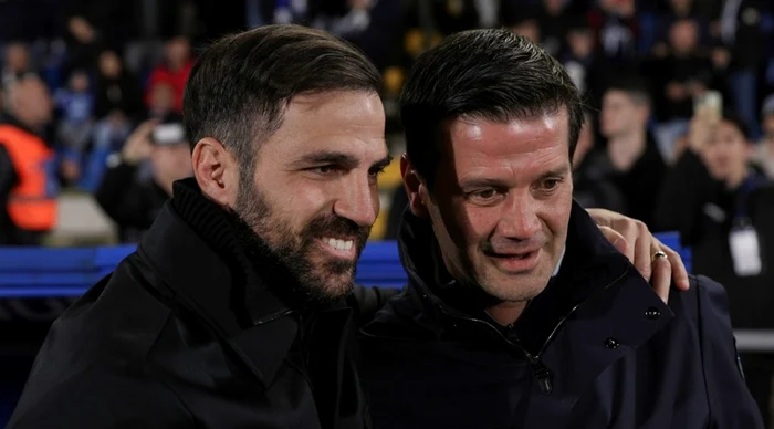 Fabregas și Chivu, antrenori din noua generație. Foto Profimedia  