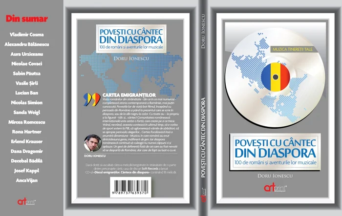 Carte ava fi însoţită şi de un CD cu 18 piese ale unora dintre protagoniştii volumului