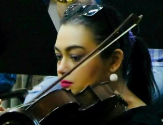Alexandra Jasmine Toader, o violonistă de excepție FOTO Arhiva personală