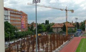 Lucrări la stadion Știința FOTO Ștefan Both