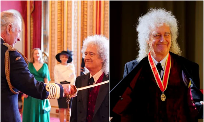 Brian May facut cavaler de Charles jpg