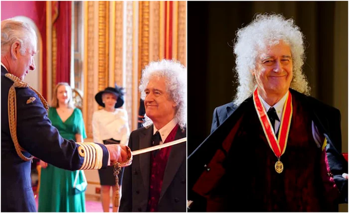 Brian May facut cavaler de Charles jpg