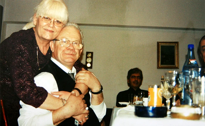 
    Valentin Uritescu, alături de soţia Valeria, care îi este alături de-o viaţă  