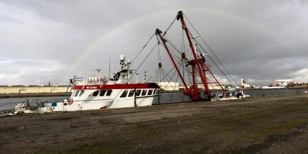 trauler vapor pescuit pescador Cornelis Gert Jan in Le Havre foto AFP