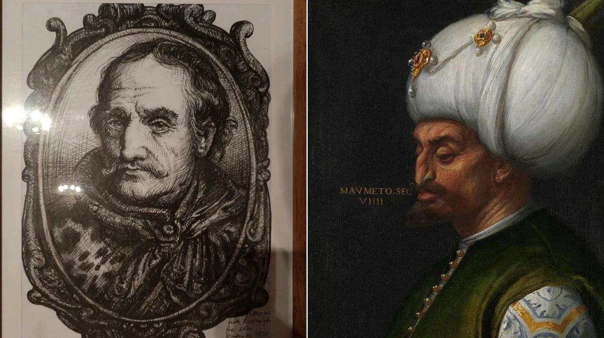 Iancu de Hunedoara și Mahomed al II-lea (foto: Muzeul Castelul Corvinilor)