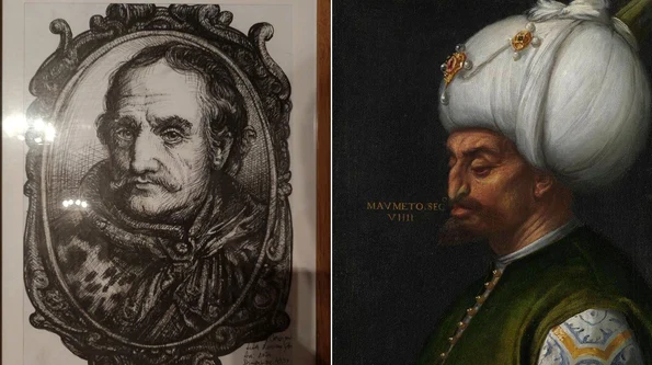 Iancu de Hunedoara și Mahomed al II-lea (foto: Muzeul Castelul Corvinilor)