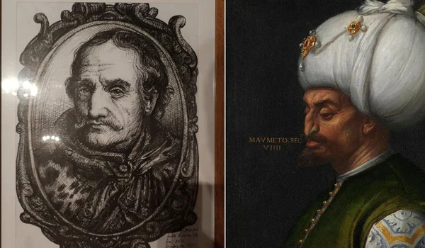 Iancu de Hunedoara și Mahomed al II-lea (foto: Muzeul Castelul Corvinilor)
