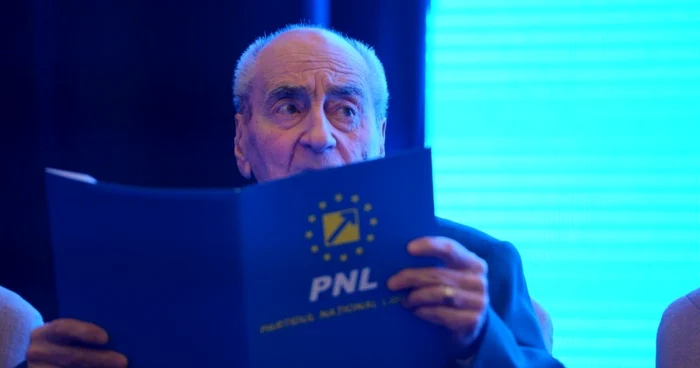 Mircea Ionescu Quintus, un liberal care a stat alături de partid peste 80 de ani. FOTO Mediafax