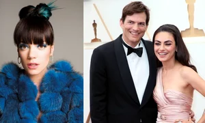 Lily Allen, Ashton Kutcher, Mila Kunis jpg