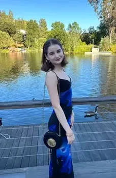 Irina Columbeanu la balul de absolvire / foto: Social media 