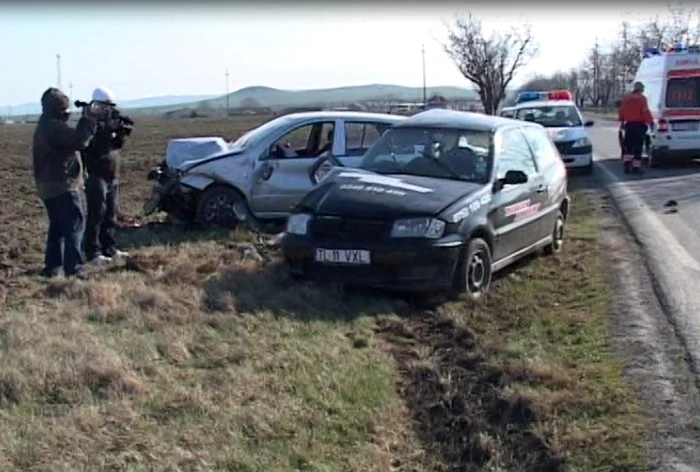 Accidentul a avut loc în apropiere de Nalbant FOTO Adevărul