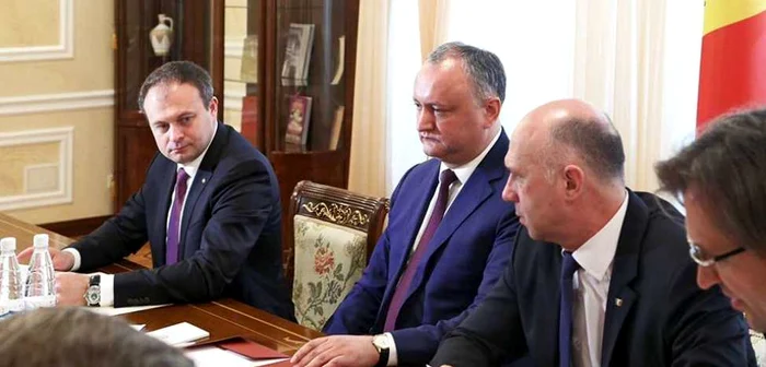 Igor Dodon Andrian Candu si Pavel Filip presedinte.md